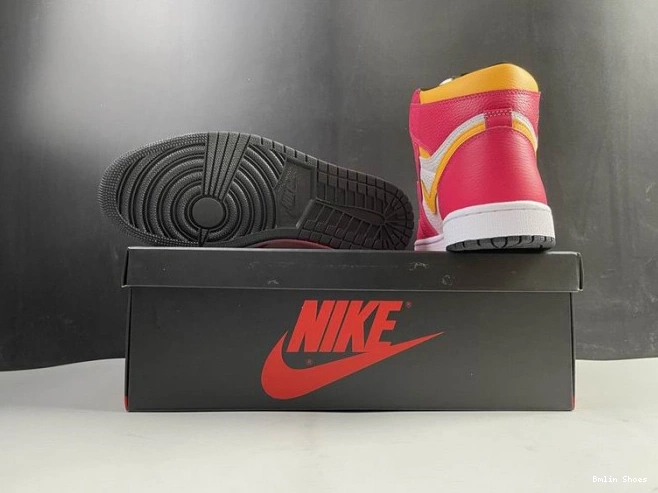 Bmlin Shoes OGLight 1 555088-603 Air High Jordan Red Fusion 0811